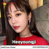 Swal Crown Choker (Heoyoungji) - 925 Sterling Silver - WE ARE KPOP