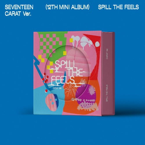 SEVENTEEN - 12th Mini Album [SPILL THE FEELS] (CARAT Ver.) (13types Random ver.) - WE ARE KPOP - KPOP ALBUM STORE