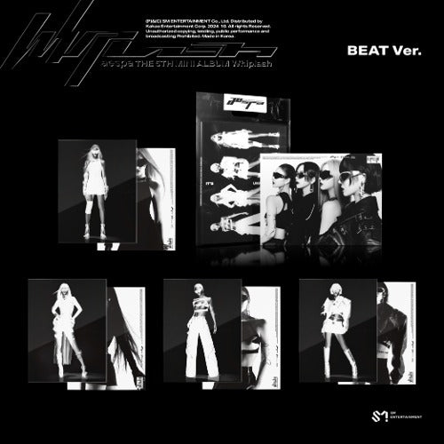 aespa - 5th Mini Album [Whiplash] (BEAT Ver.) (5types Random ver.) - WE ARE KPOP - KPOP ALBUM STORE