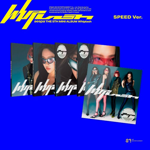 aespa - 5th Mini Album [Whiplash] (SPEED Ver.) (5types Random ver.) - WE ARE KPOP - KPOP ALBUM STORE