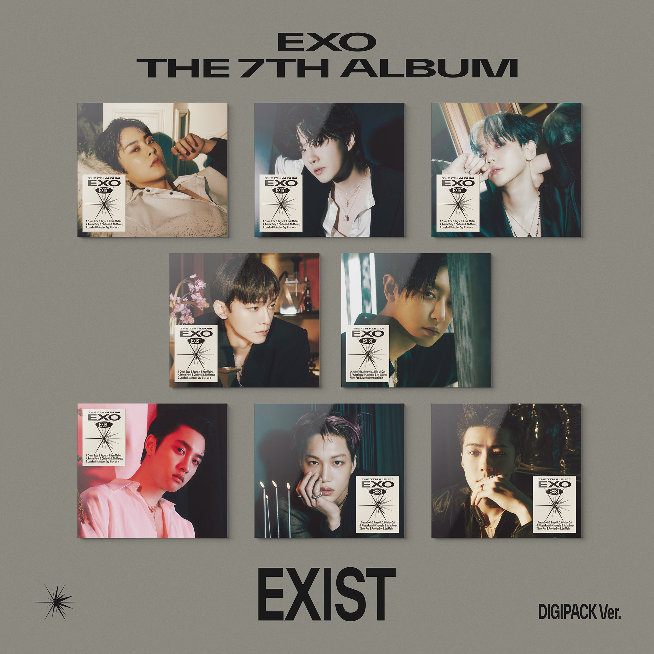 EXO - 7th Full Album [EXIST] (Digipack Random Ver.)
